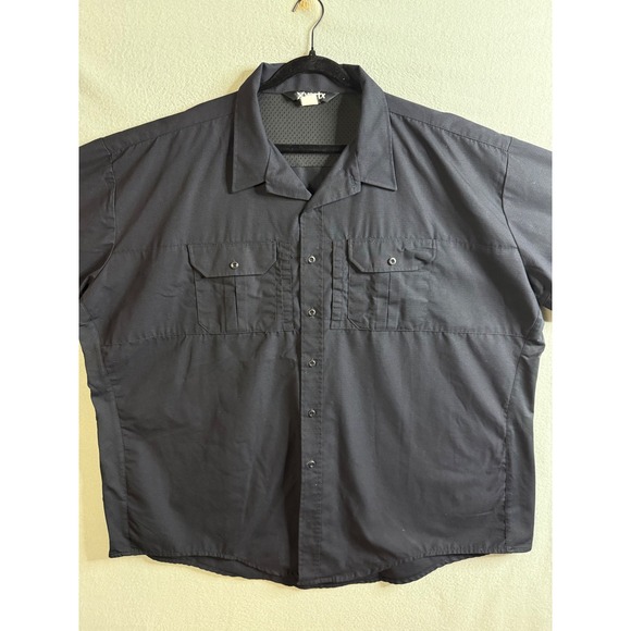 Vertx Phantom LT Button Up Men's 5XL Tactical Shirt Pockets Uniform - Picture 1 of 8